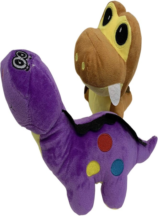 Plush Kids لعبة محشوة ناعمة للأطفال، تجمع بين الديناصور والتمساح الصغير - Image 3